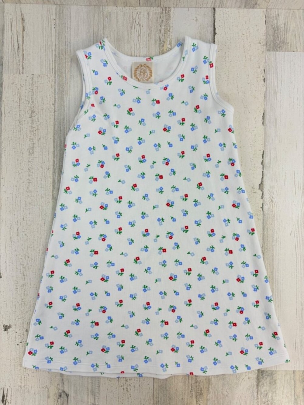 The Beaufort Bonnet Company Polly Play Dress Sz 8 Myers Park Mini Floral